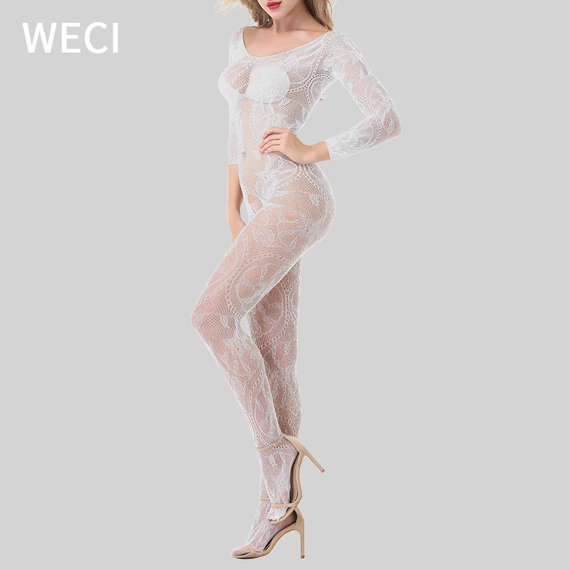 Женские сексуальные костюмы WECI эротические кружевные женские Фетиш-белье с