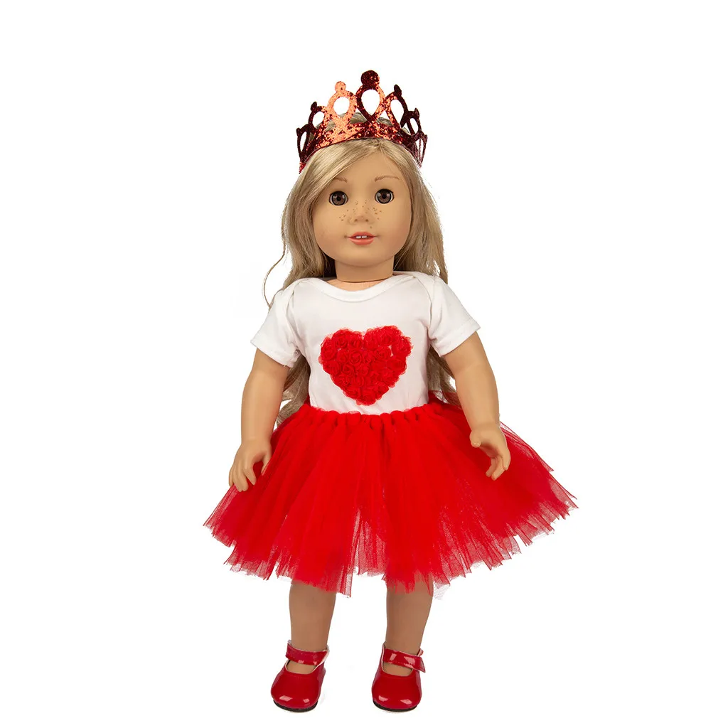 Дял 18 дюймовой куклы аксессуар для девочек платье принцессы игрушка кукольный