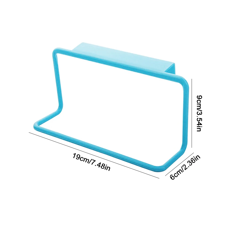 

Plastic Hanging Holder Towel Rack Multifunction Cupboard Cabinet Door Back Kitchen Accessories Home Storage Kitchen Organizer