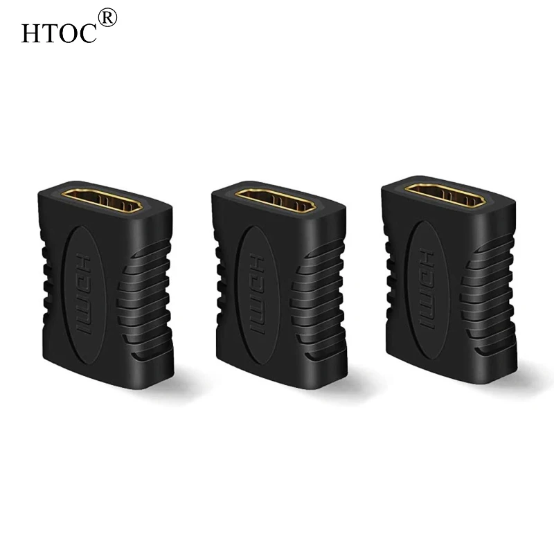 

HDMI Female To Female Adapter Gold Plated High Speed HDMI Female Coupler 3D&4K Resolution For HDTV PS4 Lptop TV Box And More
