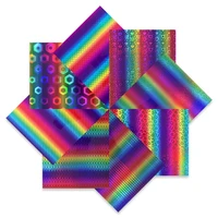 8 sheets 12x10 bundle sparkle leopard rainbow gradient adhesive vinyl for crafts signs scrapbook lettering diy design decor