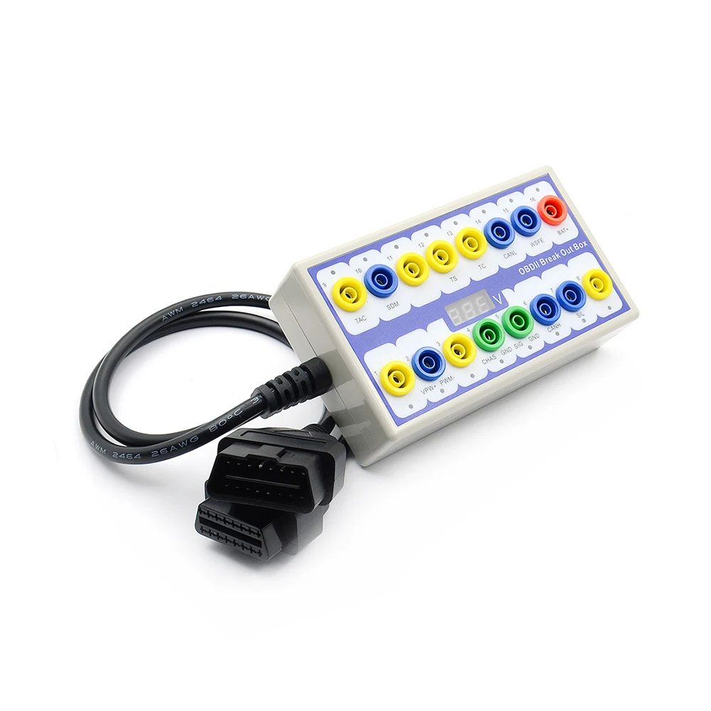 Лидер продаж автомобильный обрыв OBD2 обрывная коробка OBD 2 детектор протоколов OBDII
