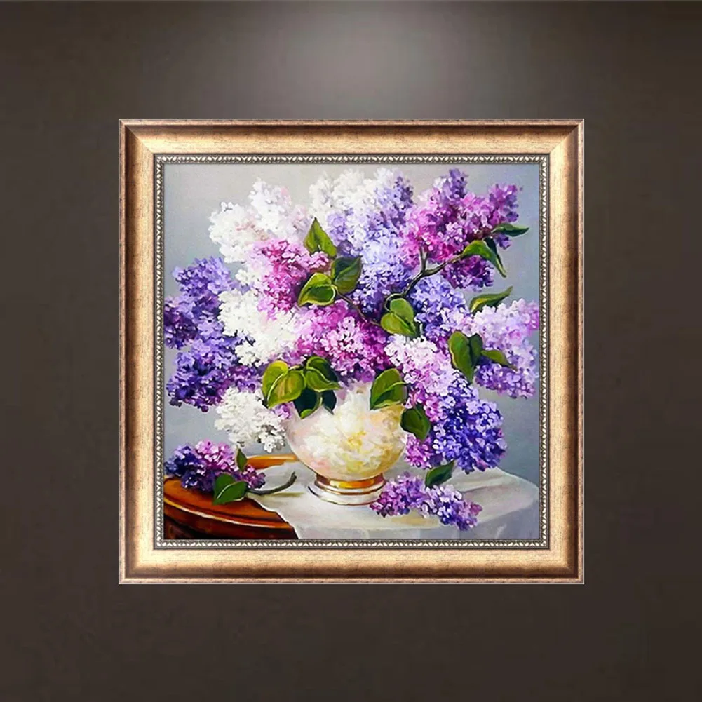 

Lavender 5D Diamond Embroidery DIY Craft Painting Cross Stitch Home Decor