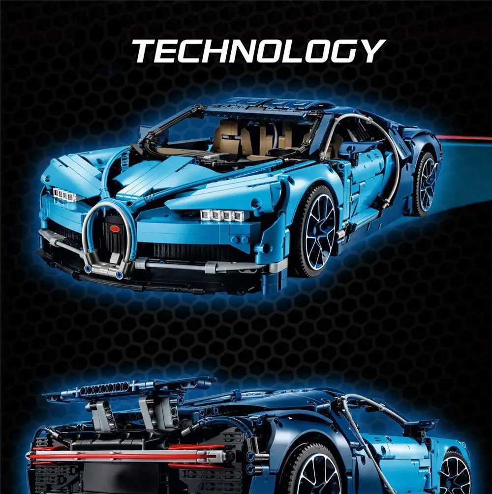 Хит продаж технология механическая группа синий Veyron спортивный автомобиль Bugattied