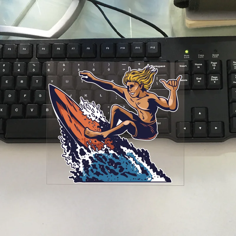 Красивые водонепроницаемые автомобильные наклейки 16,2 см x 14,5 см