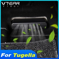 vtear under seat air outlet cover interior protection accessories dustproof car vent trim for geely tugella xingyue fy11 2021