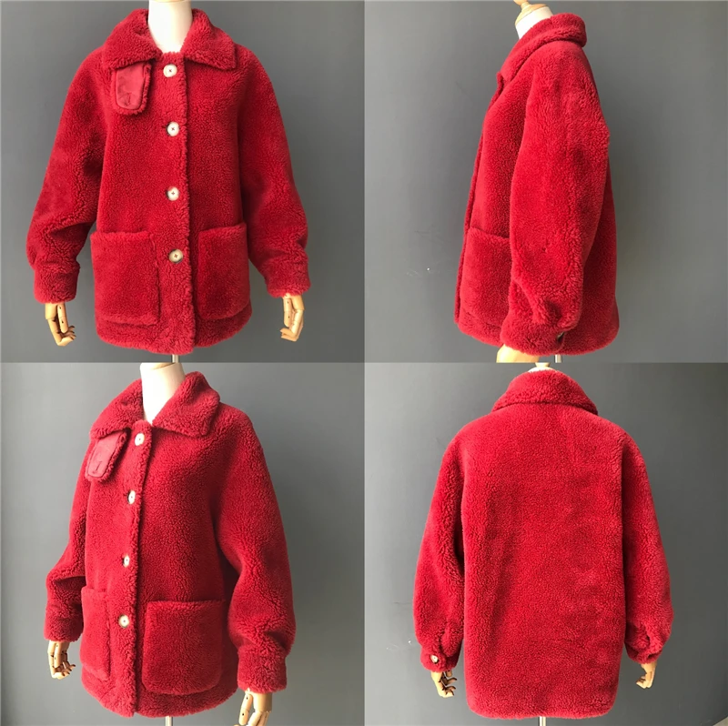 MAOMAOFUR шерстяное пальто зимняя новая модная длинная одежда женское теплое меховое пальто без рукавов Женская качественная куртка из овечьего меха