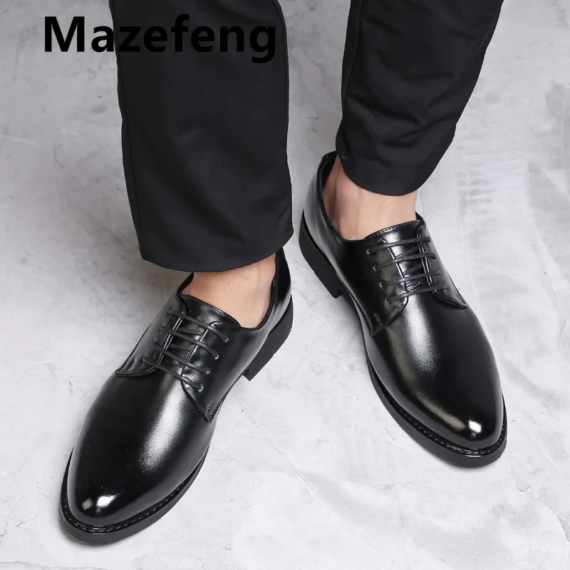 

Brand Men's Casual Shoes Genuine Leather Men Business Men's Oxford Shoes Roman Men Dress Shoes Moccasins Fashion Loafers 37-45