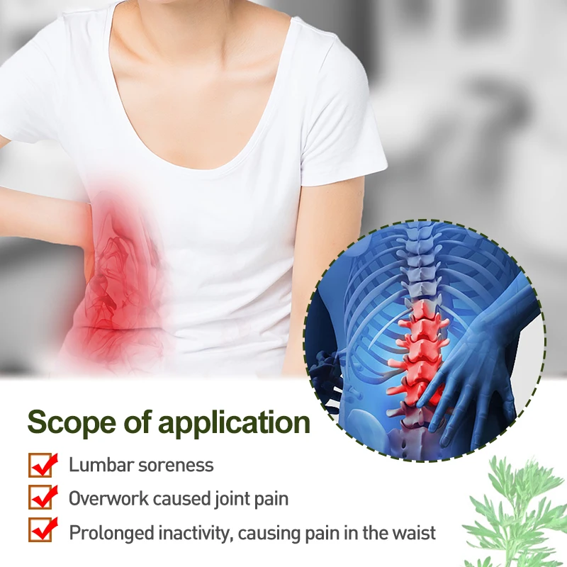6 шт обезболивающая мазь поясничная позвоночника и штукатурки полыни
