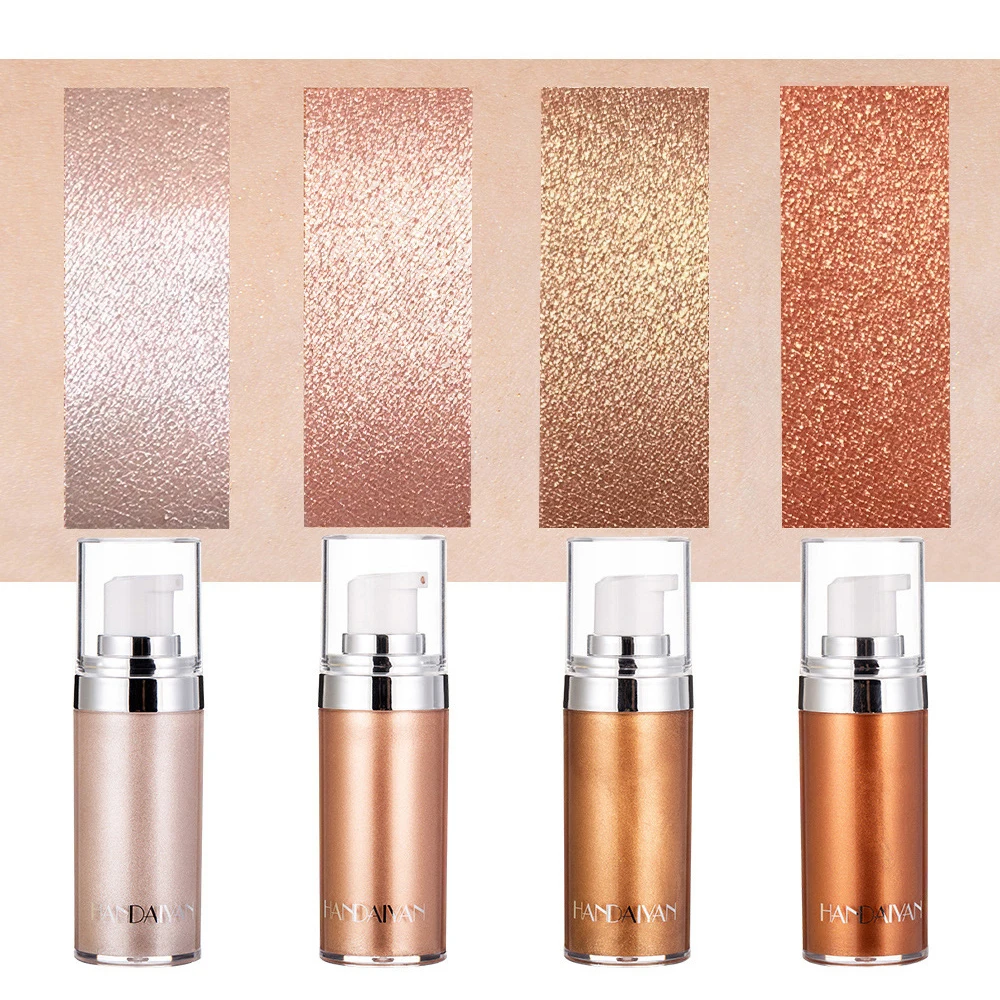 Shimmer Body Highlighter Cream Makeup Liquid Brighten Professional Glow Kit Cosmetic | Красота и здоровье