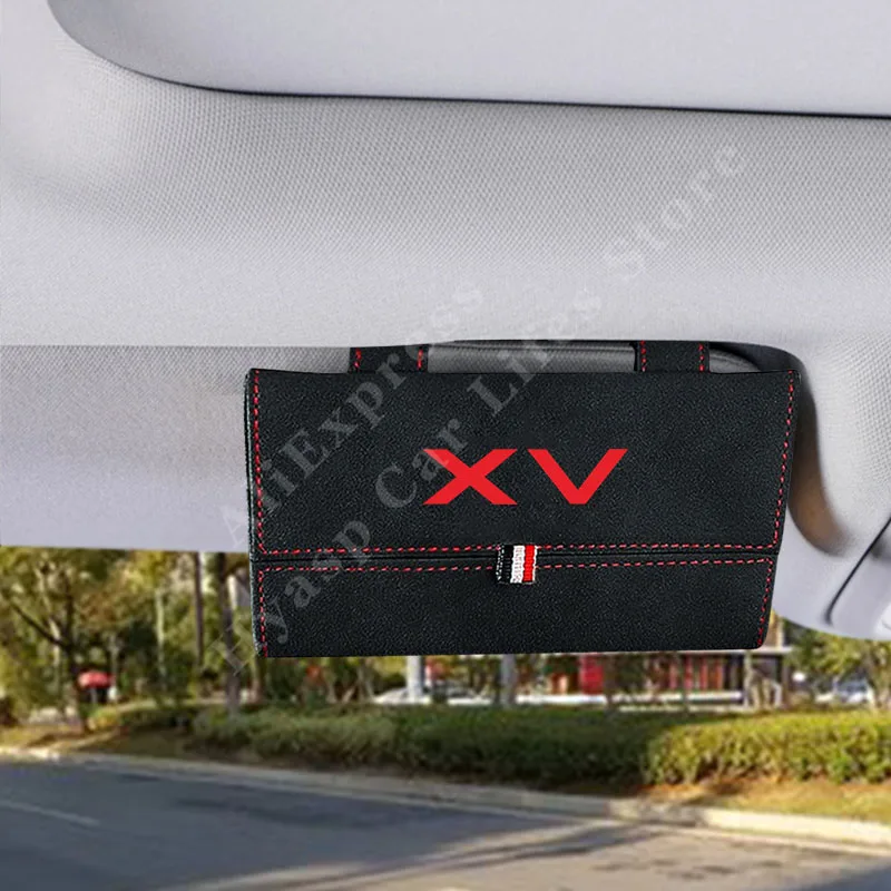 

Чехол для автомобильных очков футляр для хранения солнцезащитных очков для Subaru XV автомобильные аксессуары для интерьера солнцезащитный ко...