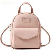 brand new multi function women fashion backpack ladies shoulder bag designer soft leather small backpack female bagpack satchel