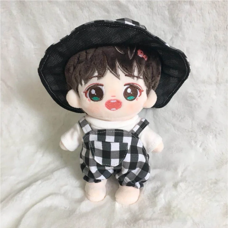 

[MYKPOP]KPOP Doll's Clothes & Accessories: Overalls 3pcs Set for 15cm 20cm Dolls(without doll) KPOP Fans Collection SC21041912