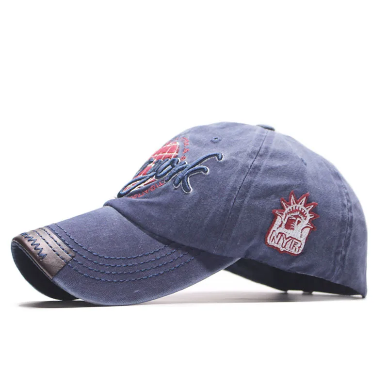 Spring Autumn Baseball Cap Hip Hop Creative New York Letter Embroidery Wild Caps Solid Color Men's Outdoor Casual Hat
