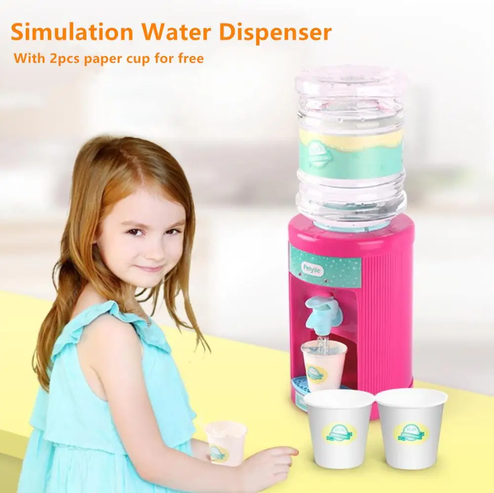 DIY Мини диспенсер для воды дети кухонные игрушки дома играть в игры Электрический