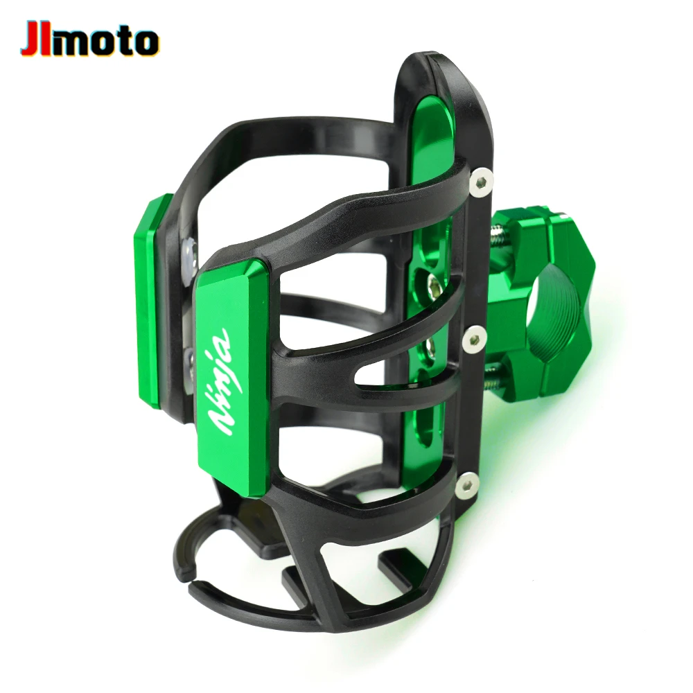 For Kawasaki Ninja 250 400 300 650 1000 /SX ZH2 ZX6R ZX10R ZX25R ER6N Motorcycle CNC Beverage Water Bottle Cup Drink Holder |