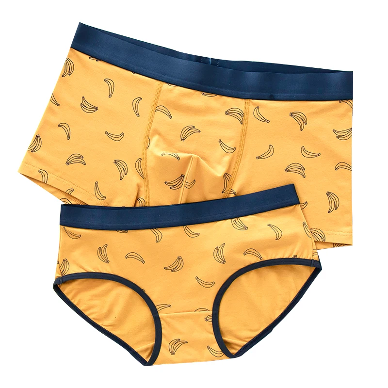 2023 Couple Sexy Underwear Lover's Panties Modal Soft New Arrival Comfort Women's Underpants Men's Boxers Comfortable Panty