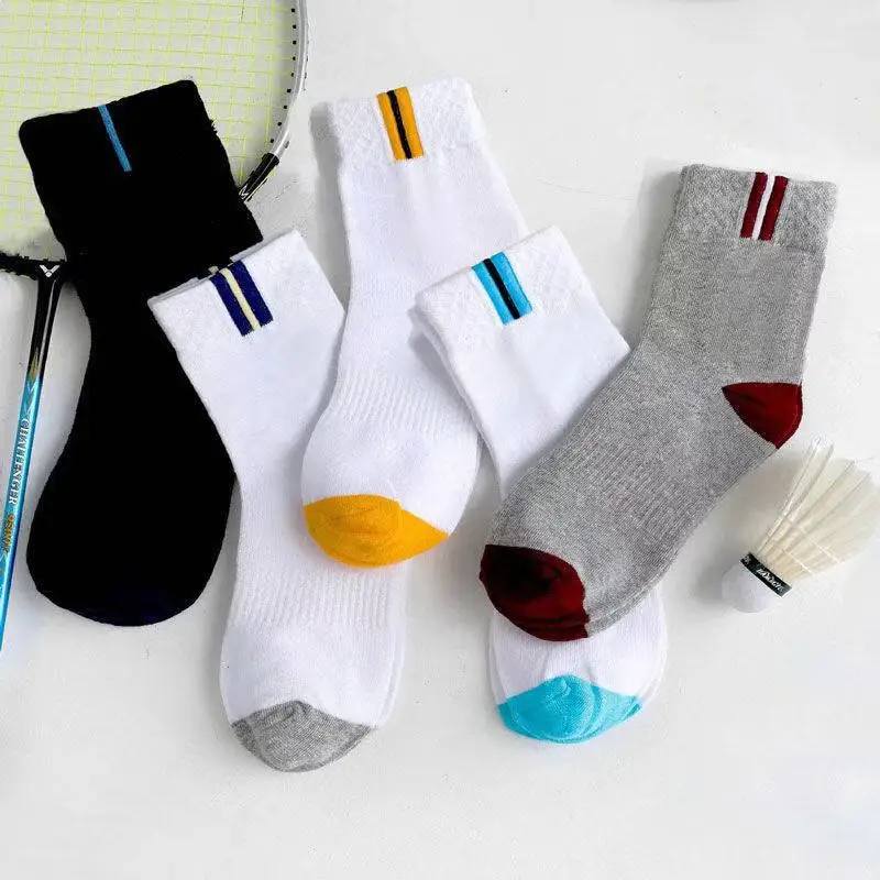 

5 Pairs Men's Sports Socks Mid Socks Women Autumn Socks Printed Unisex Summer Socks Women Spring Socks Print Socks Animal Print
