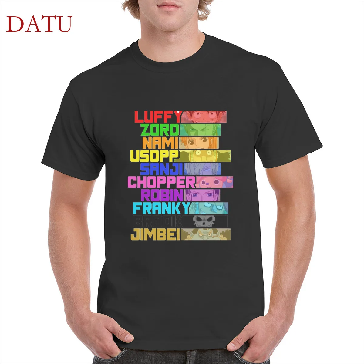 

ONE PIECE - STRAW HAT PIRATES anime print 100% cotton t shirt kawaii anime tshirt gothic punk oversized top women/men's T-Shirts