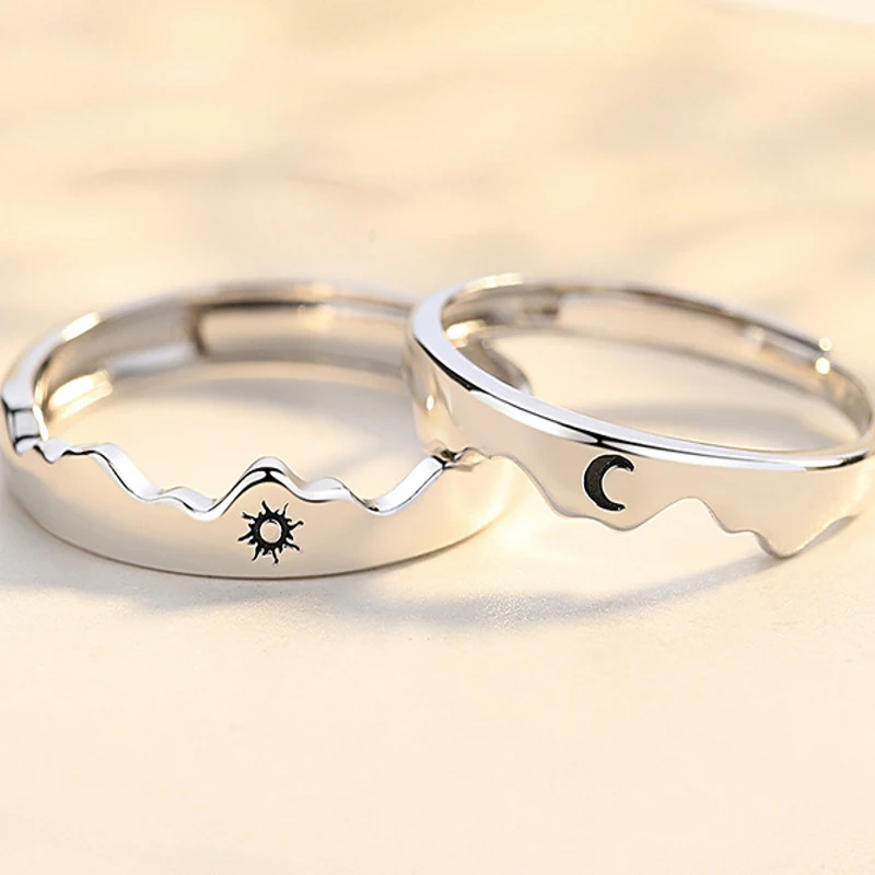 Парные кольца серебряного цвета модные свадебные ювелирные изделия для невесты