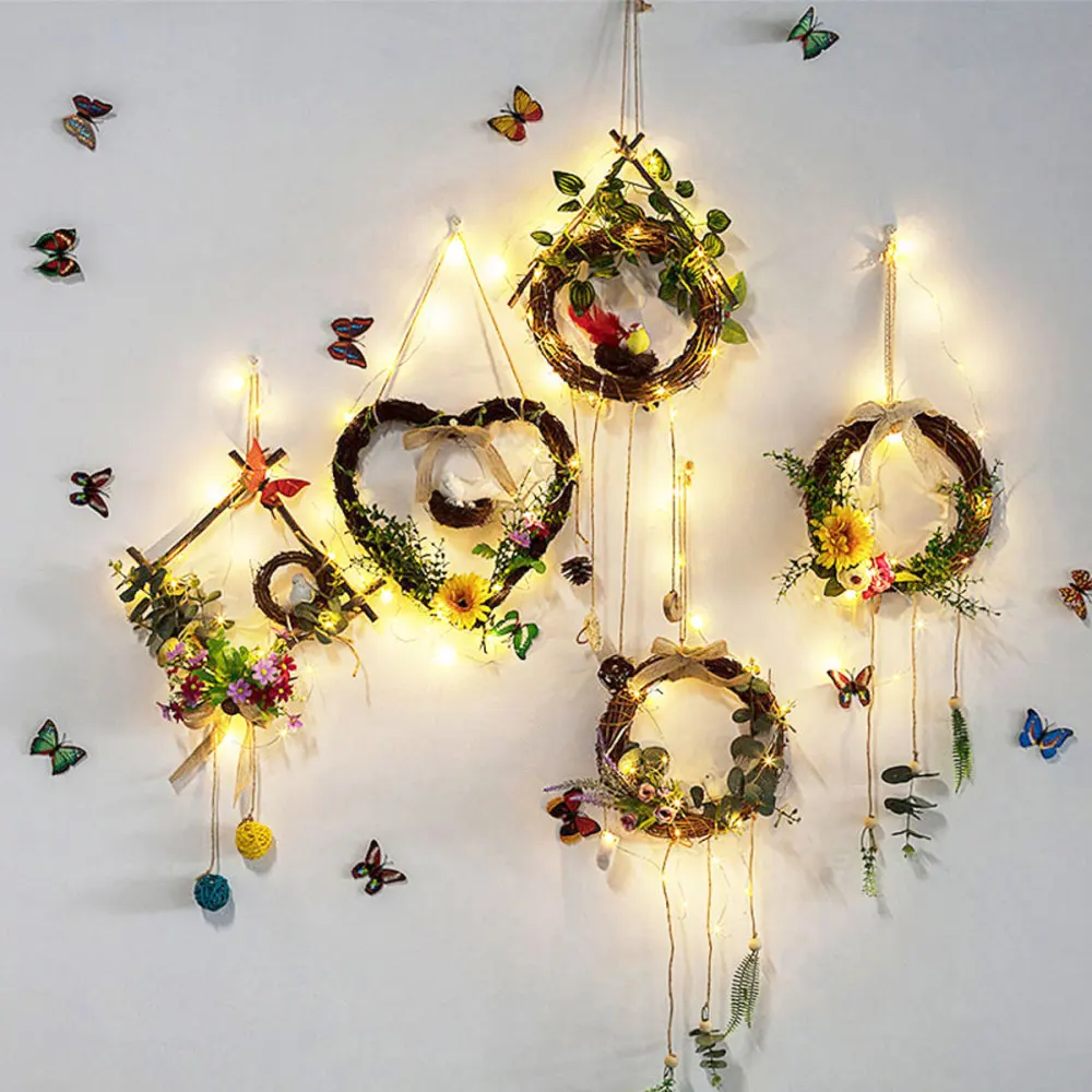 1 шт. модный подвесной Декор Рождественское украшение белка венок декор для