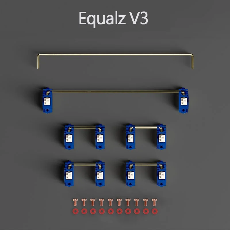 Equalz V3 Satellite Switch For Mechanical Keyboard DIY Black Blue White Milk White PCB Screw Satellite Axis Maintain Parts GK64