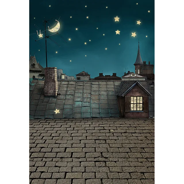 Виниловый фон для Звездная ночь свадебные фотографии фонов маленьких детей фото