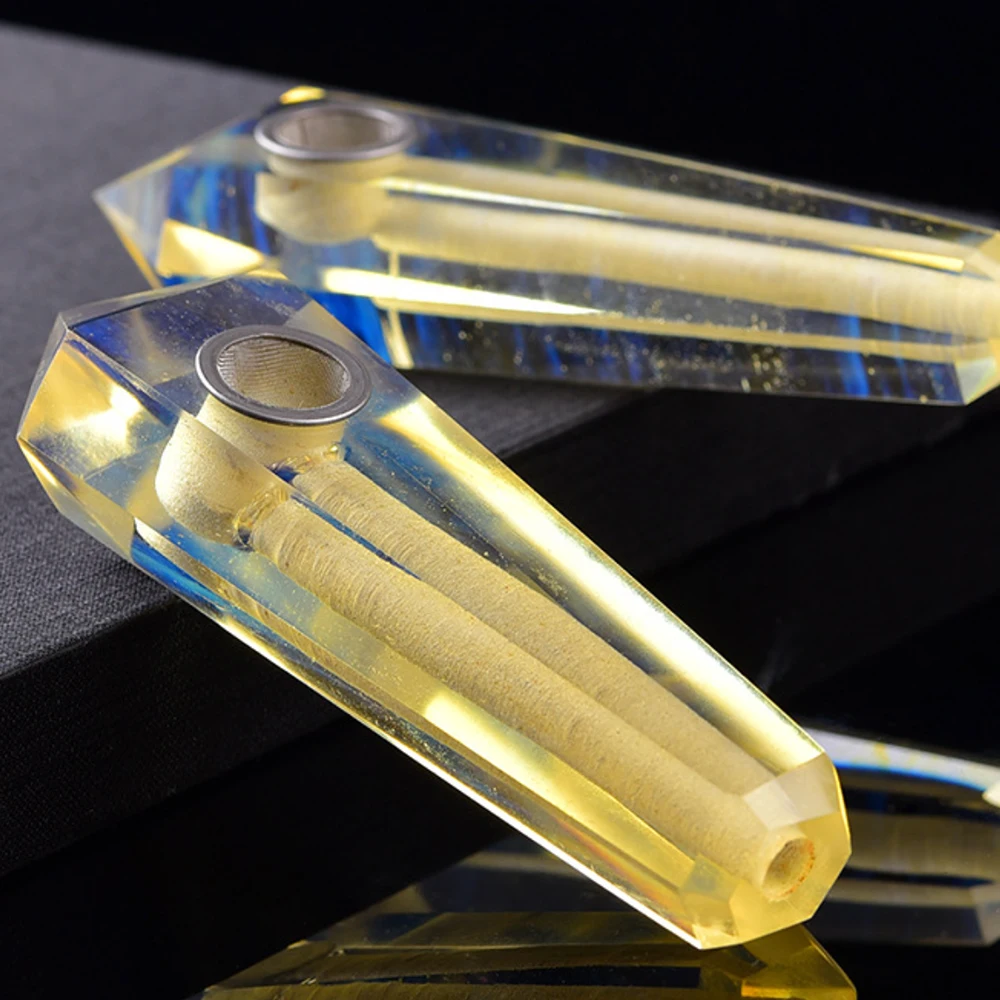 50 шт. оптовая продажа курительная трубка из натурального кварца с кисточкой | Дом