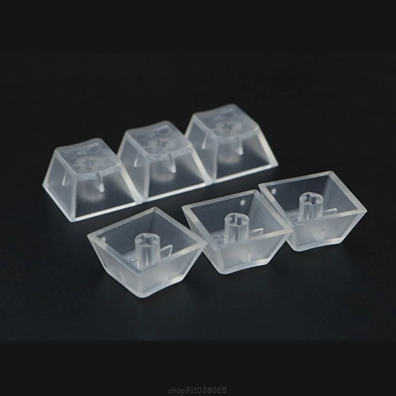 

10Pcs Transparent ABS Keycaps Mechanical keyboard Keycaps Matte Backlit Keycaps For Cherry Switch Mechanical Keyboard Ja06 20
