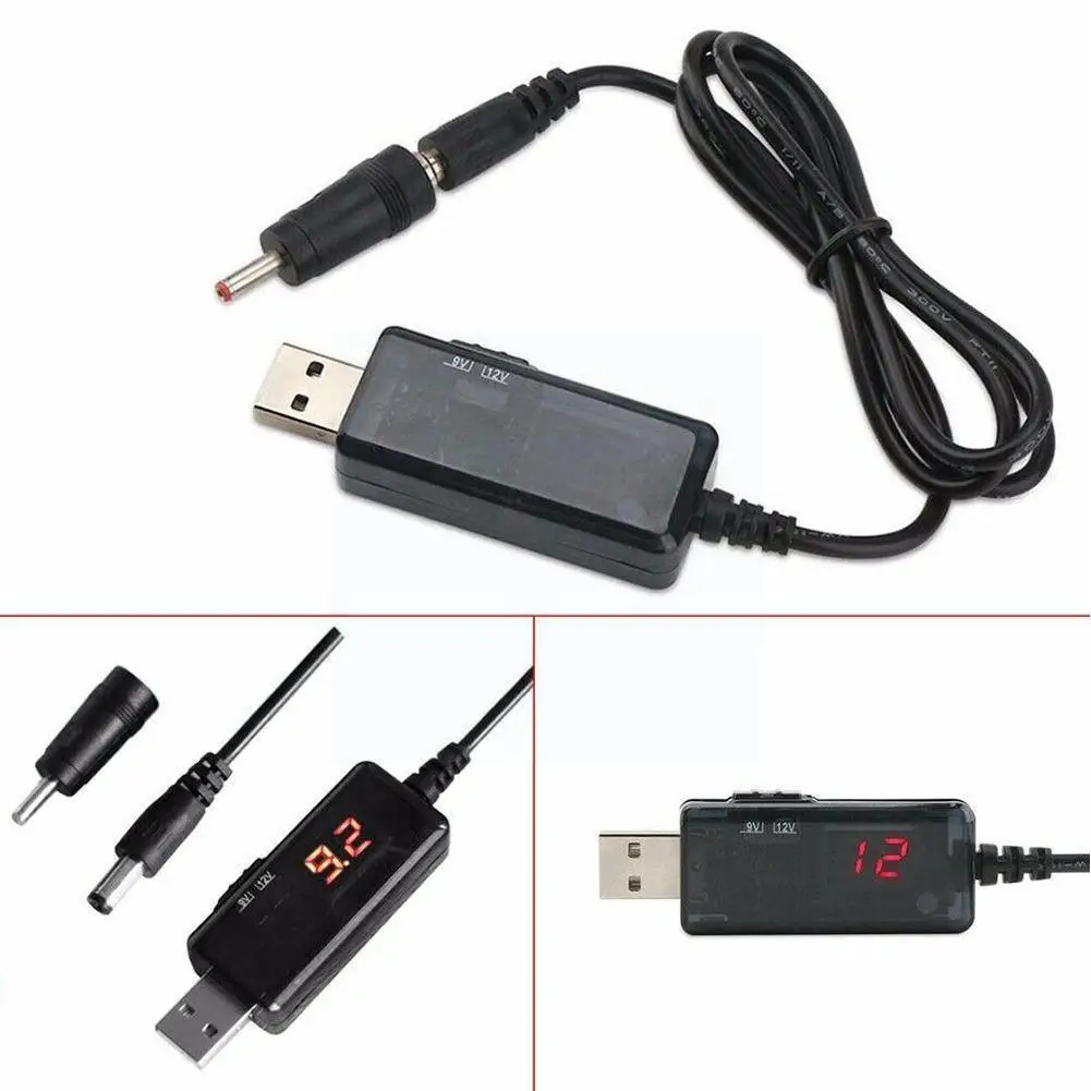 

Usb To Boost Converter Cable 5v To 9v 12v Adjustable Regulator Voltage Volt Transformer Power Display Led G9h5