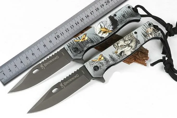 Новый Browning быстрооткрывающийся Складной нож 440C со стальной ручкой Охотничий