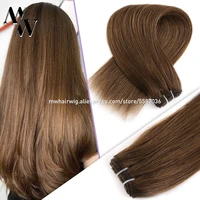 mw sew in hair weft human hair extensions machine made remy hair double weft straight bundle black blond 100gpc 20 24 stocks