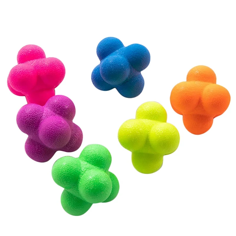 

Reaction Balls Rubber Reaction Bounce Balls for Agility Reflex Coordination Training Hand-Eye Coordination and Speed