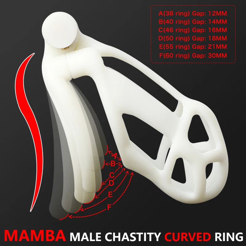 Новый дизайн изогнутая клетка Мамба легкая клетка-Кобра мужское устройство