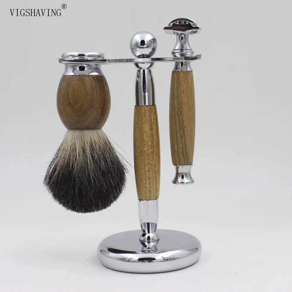 Хорошее качество для мужчин подарок папе новый деревянный чистый Барсук