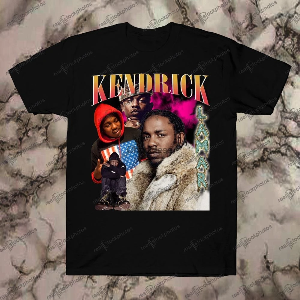 Рубашка Kendrick Lamar рубашка в стиле хип-хоп винтажном 90-х ретро | Мужская одежда