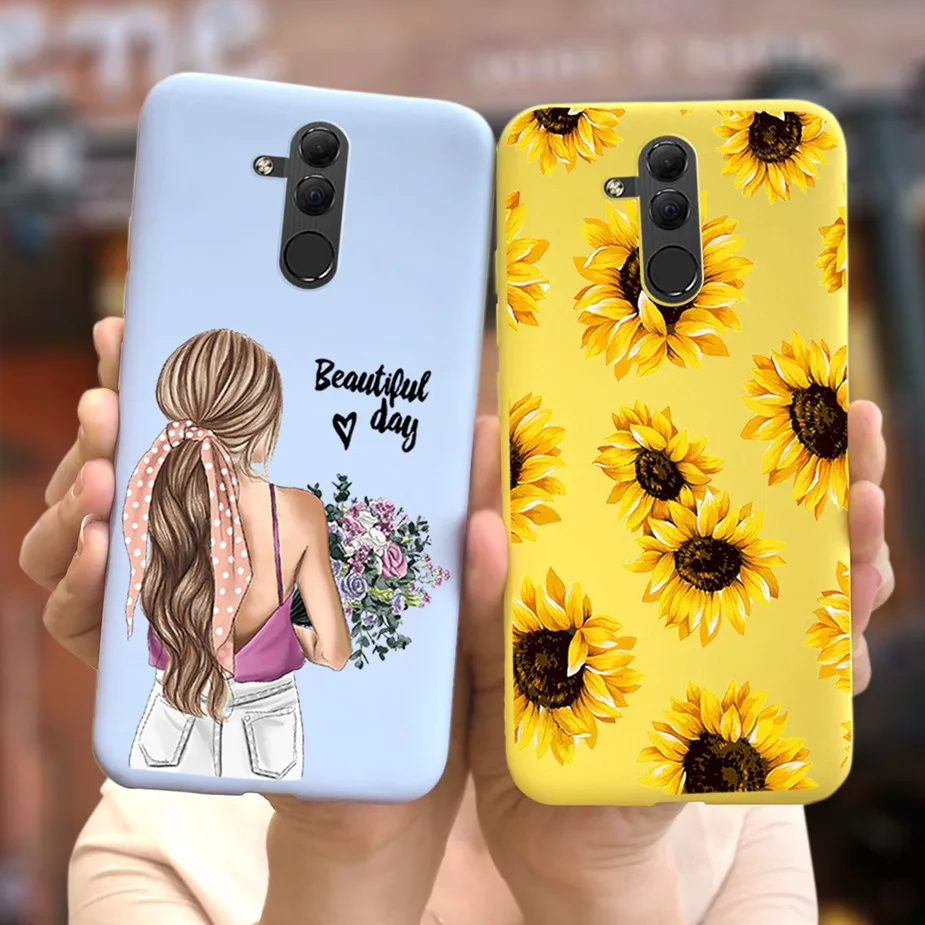 Чехол для Huawei Mate 20 Lite 6 3 дюйма мягкий силиконовый чехол-накладка чехлы телефонов