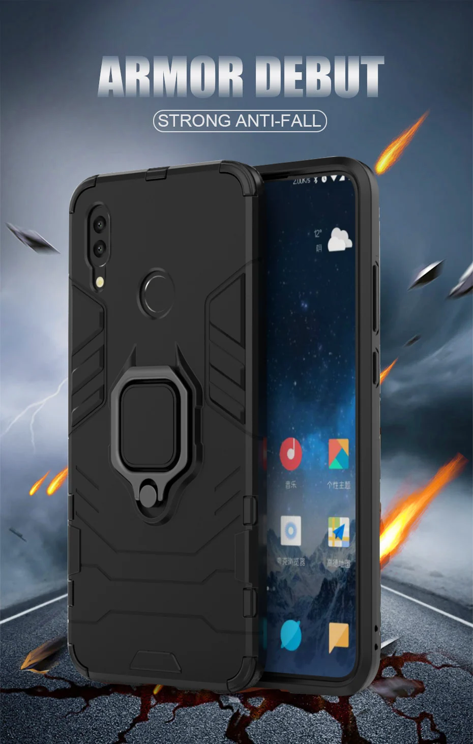 Для Huawei P30 P20 Mate 20 Pro Lite 9 10 Nova 3 3i 4 роскошный бронированный чехол для P Smart Y6 Y7 Y9 чехол для телефона