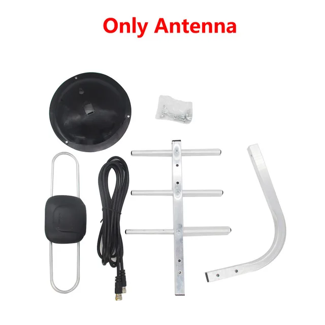 only antenna HD-04ba1 HD цифровая ТВ антенна для DVB-T2/T DTMB HD tv ISDB-T ADTB-T 470 МГц-862 МГц высокий коэффициент усиления сильный сигнал наружная ТВ антенна - Цвет: only antenna