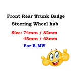 82 мм 68 мм 74 мм 45 мм карбоновый Синий Белый Черный Красный Капот передний задний Багажник автомобильный Стайлинг эмблема значок Логотип Наклейка аксессуары