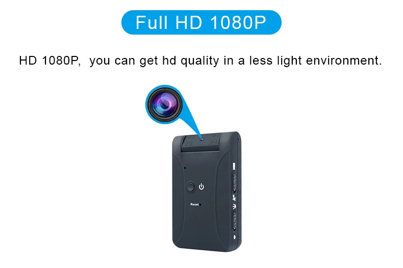 Ночное видение 1080P HD мини видеокамера микро камера Обнаружение движения DV DVR рекордер Видео Диктофон маленькая камера