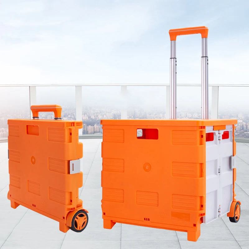 Foldable Rolling Travel Suitcase On Wheel High Quality Waterproof Foldable Luggage Lightweight High Capacity  Trolley Case
