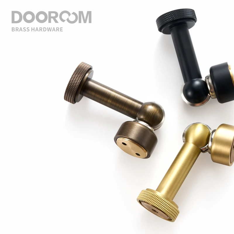 Dooroom латунные дверные стопоры сверхмощный держатель для двери с магнитной