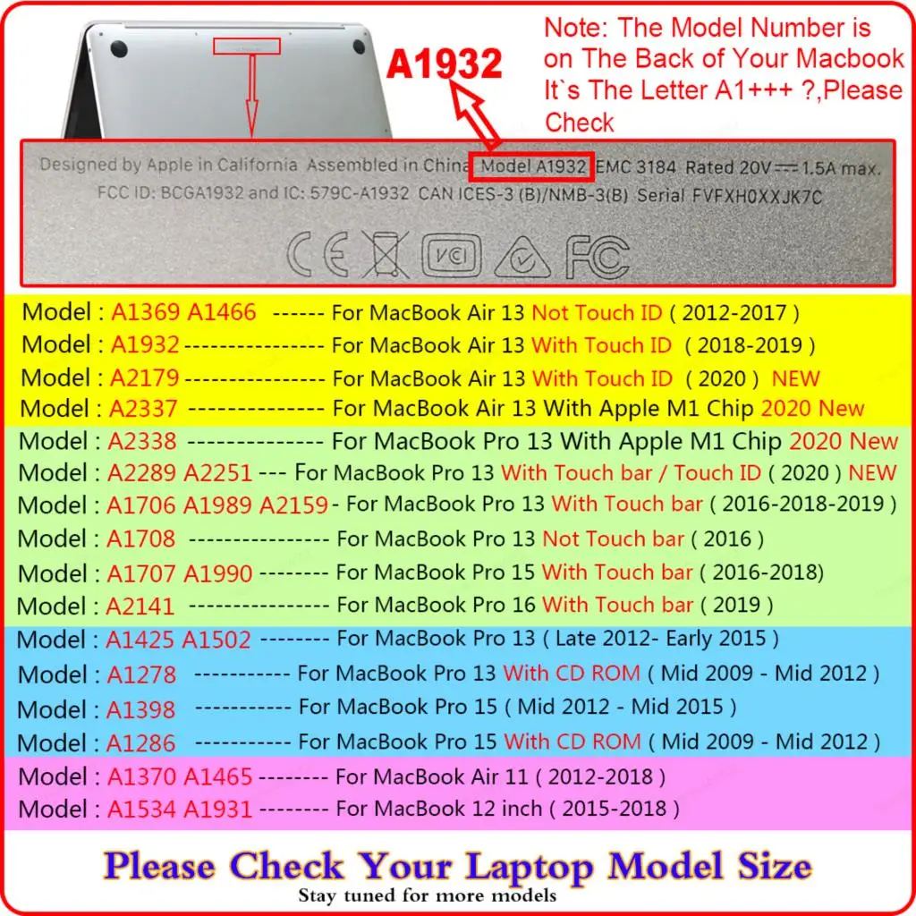 Laptop Case For MacBook Pro 13 2020 M1 A2338 Touch ID Coque Macbook Air A2337 Funda 16 11 12 15 accessories | Компьютеры и офис