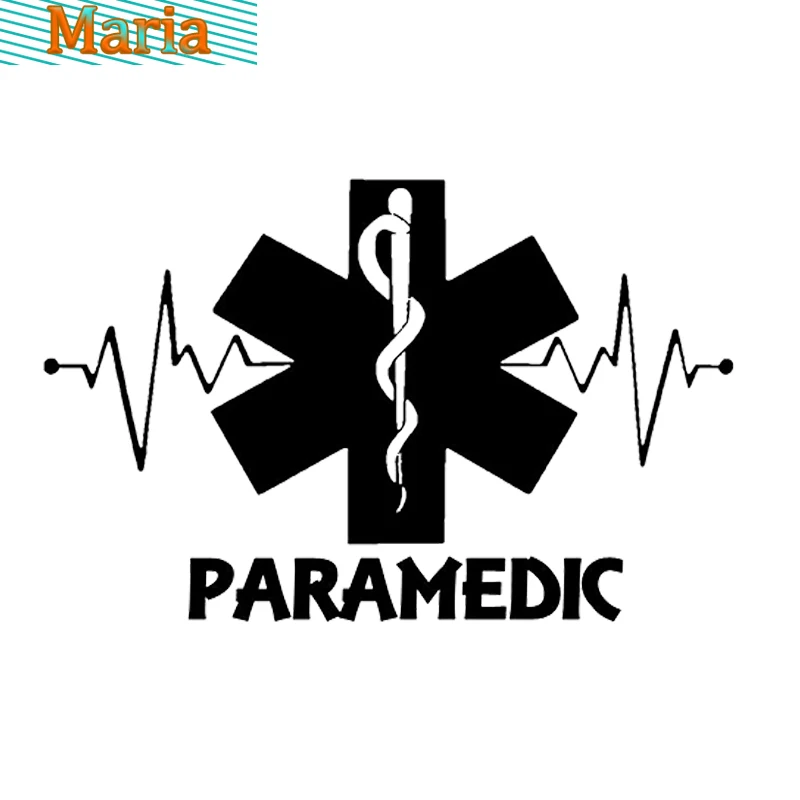

Paramedic Lifeline Rear Window Sticker Body Decals KK Vinyl Fashion Personality Classic Car Styling Car Stickers Deco Meterial