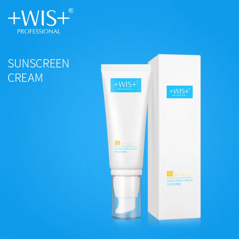 Крем WIS 40g Sunblock SPF 50 увлажняющий для защиты кожи против липкого масла лица|Защита