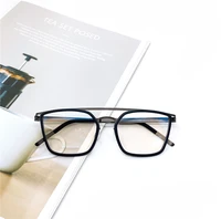 high quatity denmark brand square super light pure titanium myopia glasses frame mens screwless ultralight optical lense