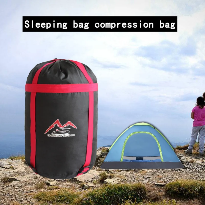

Waterproof Compression Stuff Sack Bag Camping High-density Webbing Sleeping Bag Storage Package Travel Hiking
