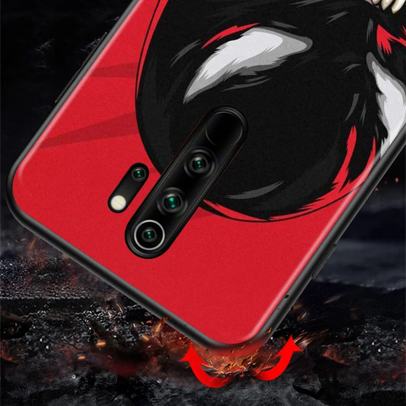 

Marvel Avengers Super Hero Venom For Xiaomi Redmi K40 K30T K30S K30i K30 K20 10X 9T 9i Pro 5G Soft TPU Silicone Black Phone Case