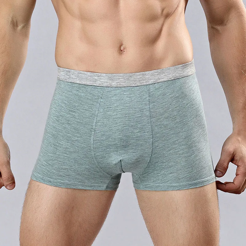 3 Pieces/Set Men Underwear Cotton Men's Boxer Breathable High Quality Large Size Comfortable Elastic Shorts for Male | Мужская